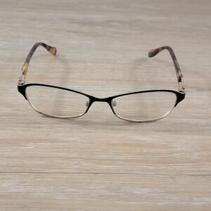 MaxStudio 153M Eyeglasses Black Silver Tortoise Zyloware 135 Women Frames Only
